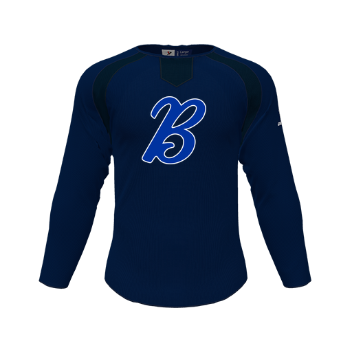 [CUS-DFW-PULL-FLC-CNK-LSL-NVY-YS-LOGO3] Pullover (Youth S, Navy, Logo 3)