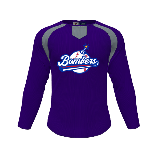 [CUS-DFW-PULL-FLC-CNK-LSL-PUR-YS-LOGO2] Pullover (Youth S, Purple, Logo 2)