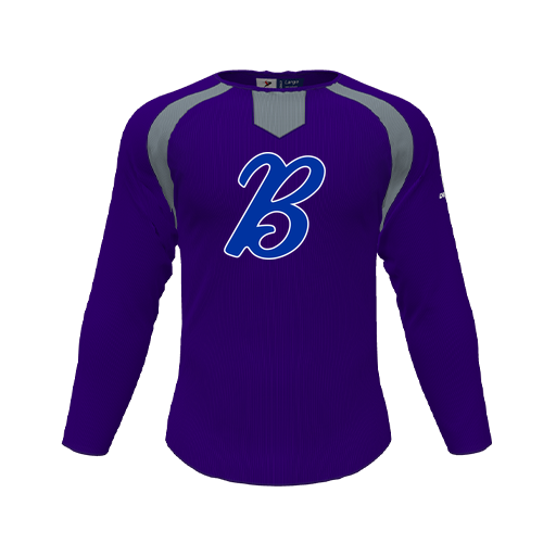 [CUS-DFW-PULL-FLC-CNK-LSL-PUR-YS-LOGO3] Pullover (Youth S, Purple, Logo 3)