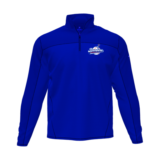 [CUS-DFW-QTRZ-PER-LSL-RYL-AS-LOGO2] Quarter Zip Pullover (Adult S, Royal, Logo 2)