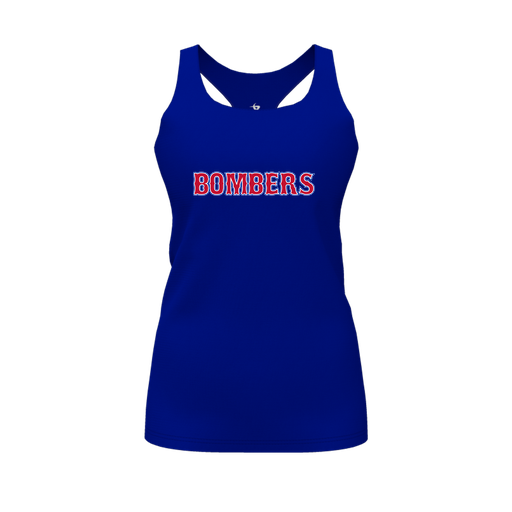 [FT0TRBRY-FYS-LOGO1] Decker Racerback Tank Top (Female Youth S, Royal, Logo 1)