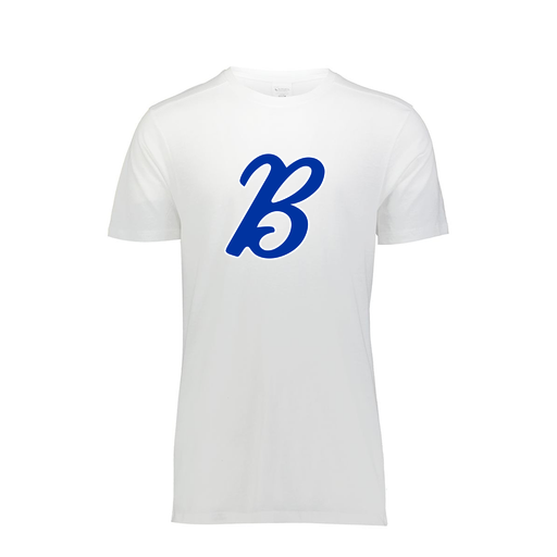 [FTSCUBWH-AS-LOGO3] Decker Men's Tri-Blend T-Shirt - Short Sleeve (Adult S, White, Logo 3)