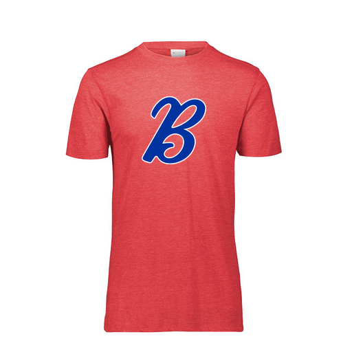 [FTSCUBRD-AS-LOGO3] Decker Men's Tri-Blend T-Shirt - Short Sleeve (Adult S, Red, Logo 3)