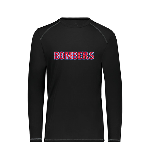 [6845.080.S-LOGO1] Men's SoftTouch Long Sleeve (Adult S, Black, Logo 1)