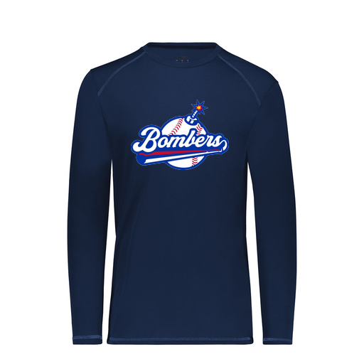 [6845.065.S-LOGO2] Men's SoftTouch Long Sleeve (Adult S, Navy, Logo 2)