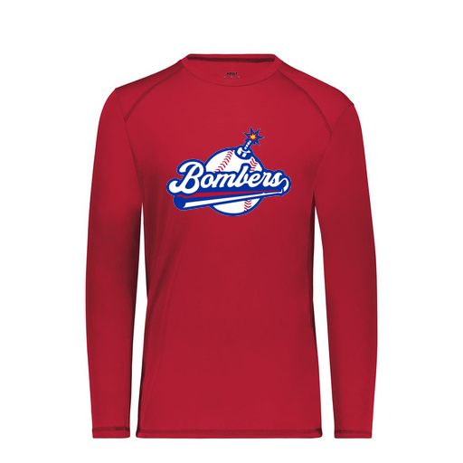 [6845.083.S-LOGO2] Men's SoftTouch Long Sleeve (Adult S, Red, Logo 2)