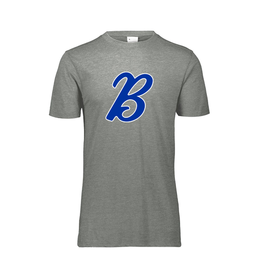 [FTSCUBGY-YS-LOGO3] Decker Youth Tri-Blend T-Shirt - Short Sleeve (Youth S, Gray, Logo 3)