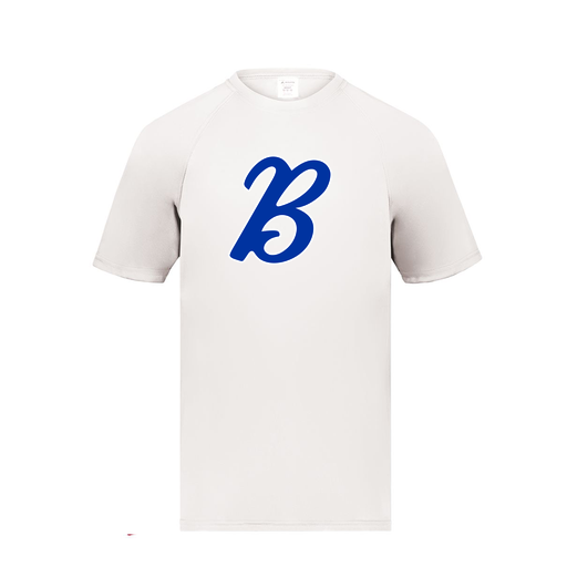 [2791.005.S-LOGO3] Youth Smooth Sport T-Shirt (Youth S, White, Logo 3)
