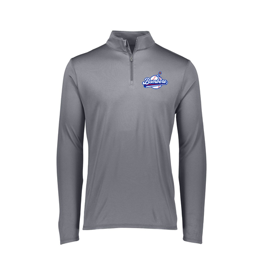 [FTLQFLGY-FAXS-LOGO2] Decker Women's Flex-Lite 1/4 Zip Shirt (Female Adult XS, Gray, Logo 2)