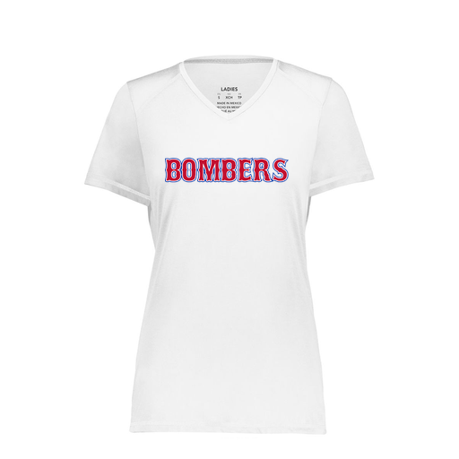 [6844.005.XS-LOGO1] Women's SoftTouch Short Sleeve (Female Adult XS, White, Logo 1)