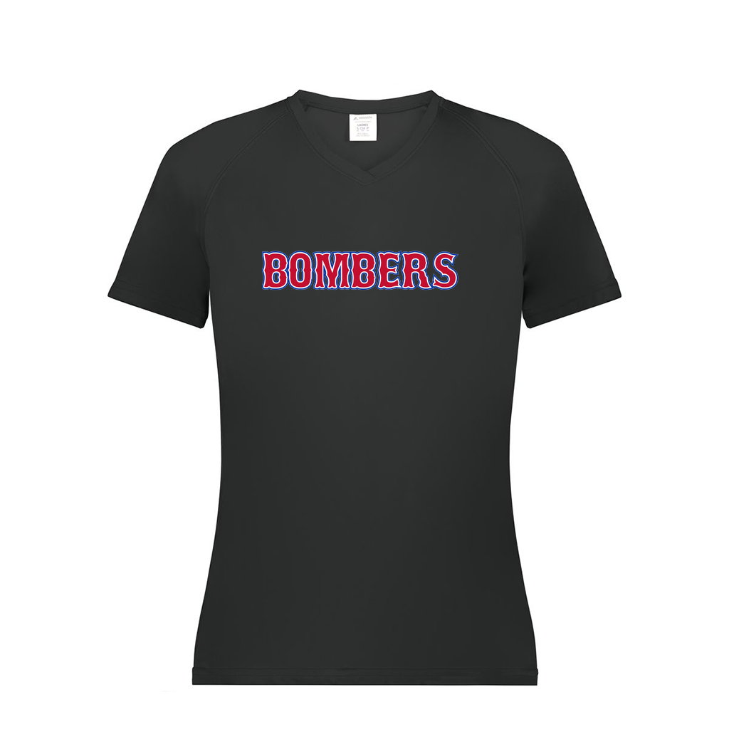 Ladies Smooth Sport V-Neck T-Shirt