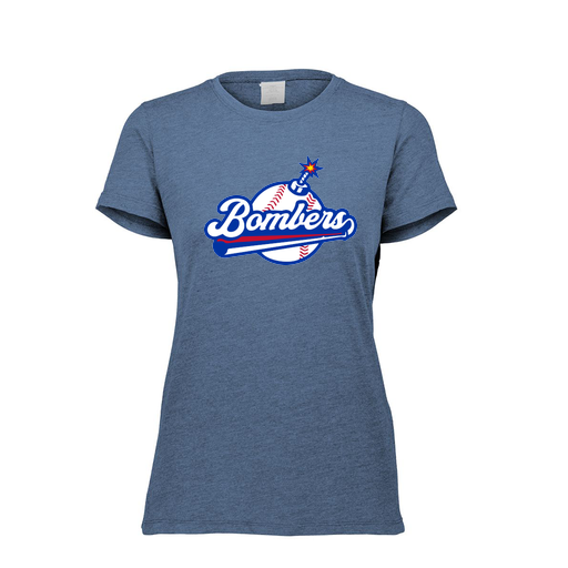 [FTSCUBNV-FAXS-LOGO2] Decker Women's Tri-Blend T-Shirt - Short Sleeve (Female Adult XS, Navy, Logo 2)