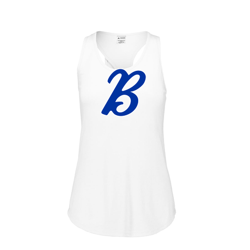 [3078.005.S-LOGO3] Ladies Tri Blend Tank Top (Female Adult S, White, Logo 3)