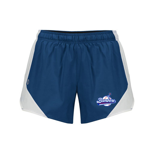 [229489.H03.S-LOGO2] Girls Olympus Shorts (Female Youth S, Navy, Logo 2)