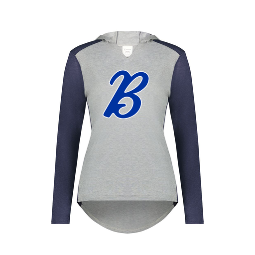 [6902.29V.XS-LOGO3] Ladies Vintage Hoodie (Female Adult XS, Navy, Logo 3)