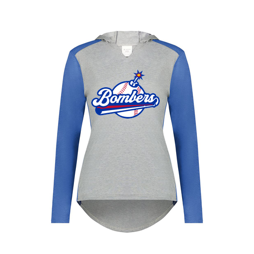 [6902.28V.XS-LOGO2] Ladies Vintage Hoodie (Female Adult XS, Royal, Logo 2)