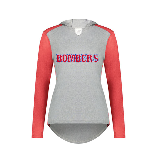 [6902.27V.XS-LOGO1] Ladies Vintage Hoodie (Female Adult XS, Red, Logo 1)