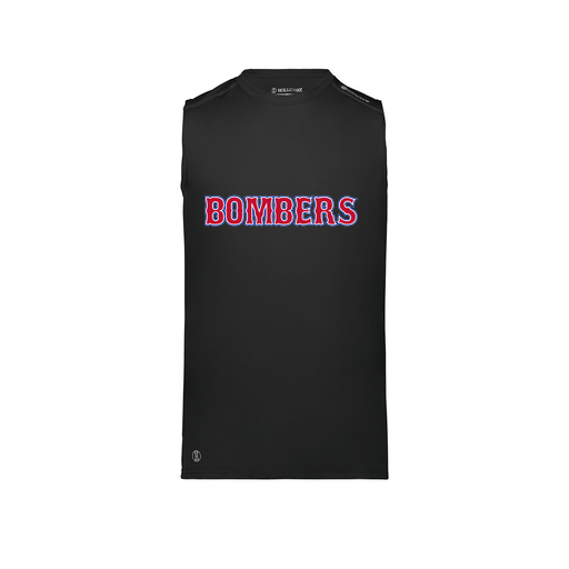 [222593.080.S-LOGO1] Men's CoolDry TankTop (Adult S, Black, Logo 1)