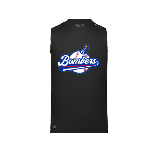 [222593.080.S-LOGO2] Men's CoolDry TankTop (Adult S, Black, Logo 2)