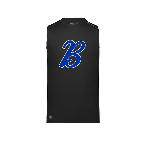 [222593.080.S-LOGO3] Men's CoolDry TankTop (Adult S, Black, Logo 3)