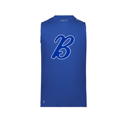 [222593.060.S-LOGO3] Men's CoolDry TankTop (Adult S, Royal, Logo 3)