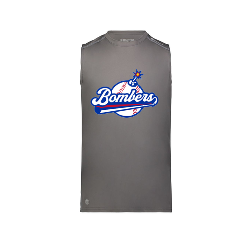 [222593.98D.S-LOGO2] Men's CoolDry TankTop (Adult S, Gray, Logo 2)