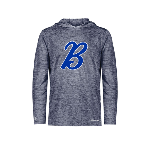 [FOLHCGNV-AS-LOGO3] Decker Men's Charge Hoodie (Adult S, Navy, Logo 3)