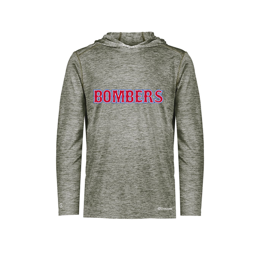 [FOLHCGGY-AS-LOGO1] Decker Men's Charge Hoodie (Adult S, Gray, Logo 1)