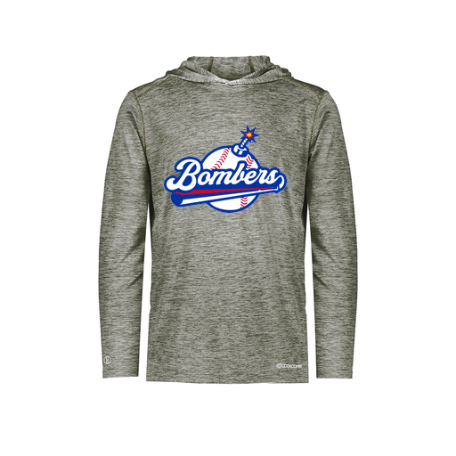 [FOLHCGGY-AS-LOGO2] Decker Men's Charge Hoodie (Adult S, Gray, Logo 2)