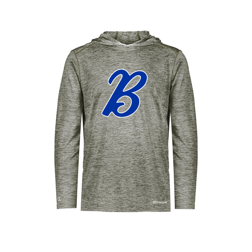 [FOLHCGGY-AS-LOGO3] Decker Men's Charge Hoodie (Adult S, Gray, Logo 3)