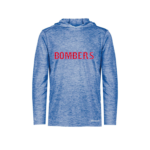 [FOLHCGRY-YS-LOGO1] Decker Youth Charge Hoodie (Youth S, Royal, Logo 1)