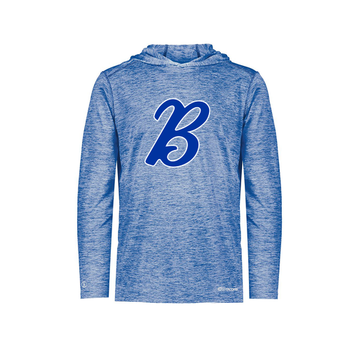 [FOLHCGRY-YS-LOGO3] Decker Youth Charge Hoodie (Youth S, Royal, Logo 3)