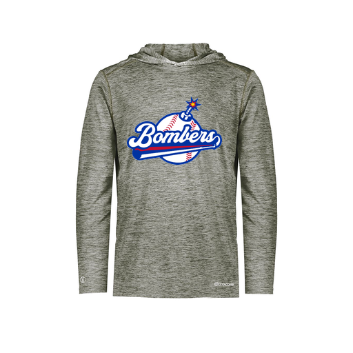 [FOLHCGGY-YS-LOGO2] Decker Youth Charge Hoodie (Youth S, Gray, Logo 2)