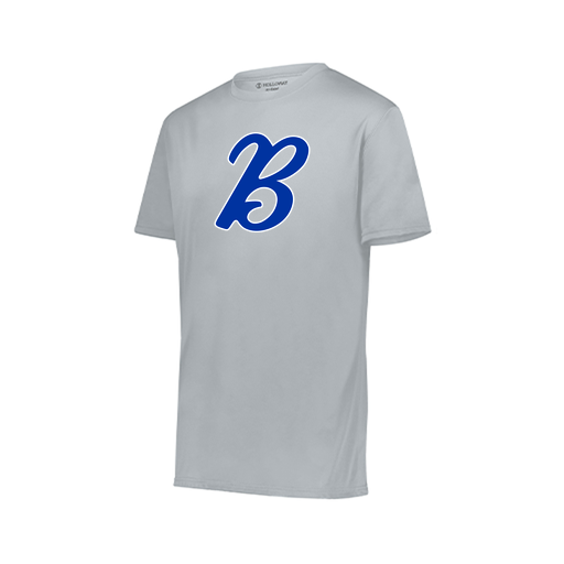 [222818.099.S-LOGO3] Men's Movement Dri Fit Shirt (Adult S, Silver, Logo 3)