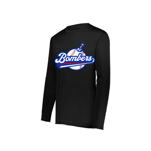 [222822.080.XS-LOGO2] Men's LS Smooth Sport Shirt (Adult XS, Black, Logo 2)