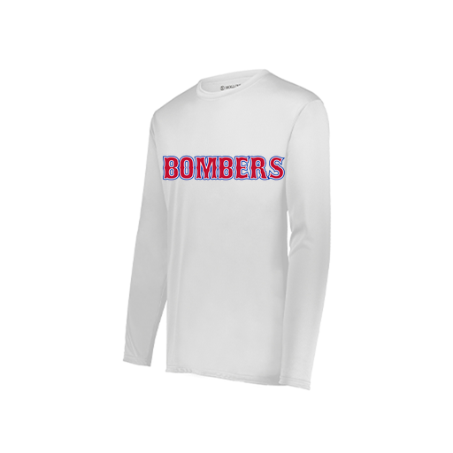 [222822.005.XS-LOGO1] Men's LS Smooth Sport Shirt (Adult XS, White, Logo 1)