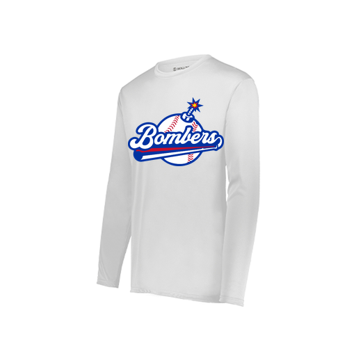 [222822.005.XS-LOGO2] Men's LS Smooth Sport Shirt (Adult XS, White, Logo 2)