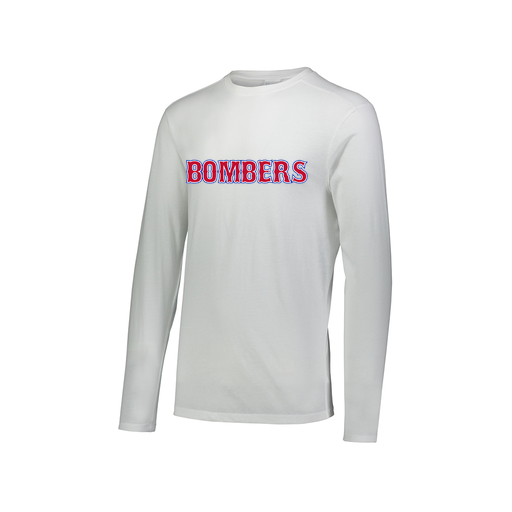 [3075.005.XS-LOGO1] Men's LS Ultra-blend T-Shirt (Adult XS, White, Logo 1)