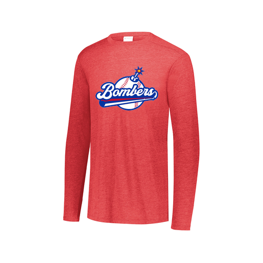 [3075.V96.XS-LOGO2] Men's LS Ultra-blend T-Shirt (Adult XS, Red, Logo 2)