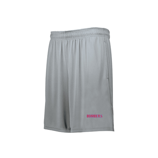 [229511.099.XS-LOGO1] Decker Men's Swift Short (Adult XS, Silver, Logo 1)