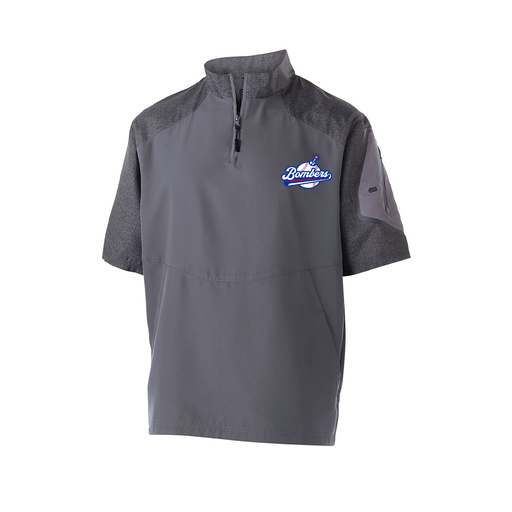 [229545.H60.XS-LOGO2] Men's Raider SS Pullover (Adult XS, Gray, Logo 2)