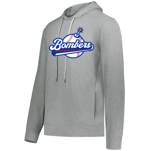 [222698.013.S-LOGO2] YOUTH VENTURA THIN KNIT HOODIE (Youth S, Silver, Logo 2)