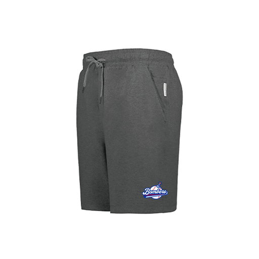 [223604.E83.S-LOGO2] YOUTH Ventura Soft Knit SHORTS (Youth S, Gray, Logo 2)