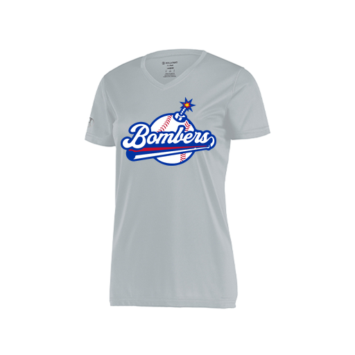 [222820.099.S-LOGO2] Ladies Movement Dri Fit Shirt (Female Adult S, Silver, Logo 2)