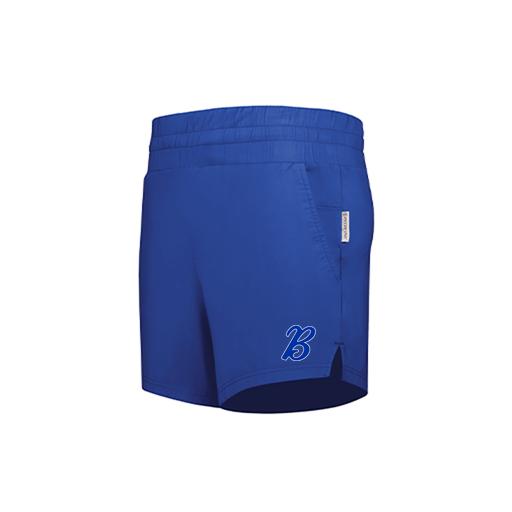 [223704.060.XS-LOGO3] LADIES VENTURA SOFT KNIT SHORTS (Female Adult XS, Royal, Logo 3)