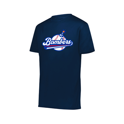 [222819.065.XXS-LOGO2] Youth Movement Dri Fit Shirt (Youth XXS, Navy, Logo 2)